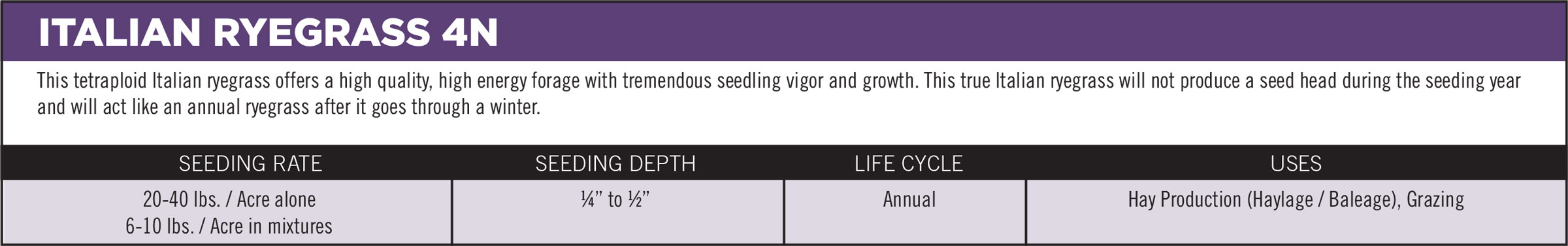 Italian Ryegrass 4N